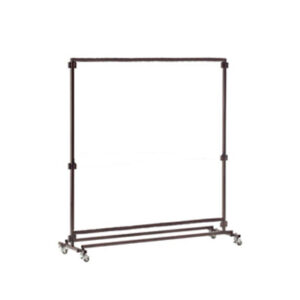 Zwart vestiaire rek -  40 kapstokken