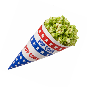 50 porties groene popcorn