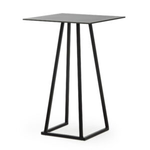 Bartafel Linea zwart blad zwart