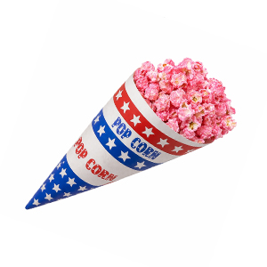 50 porties roze popcorn