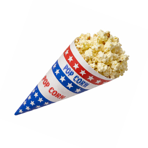 50 porties popcorn